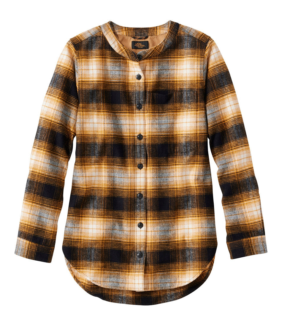 Women's Signature 1933 Collarless Chamois Tunic, Plaid | L.L.Bean outlet - US 3330