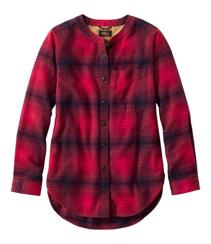 Women's Signature 1933 Collarless Chamois Tunic, Plaid | L.L.Bean outlet - US 3330