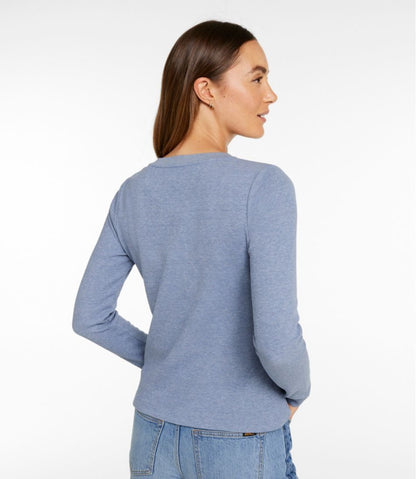 Women's Signature Premium Thermal Tops, Long-Sleeve Henley Shirt | L.L.Bean sale