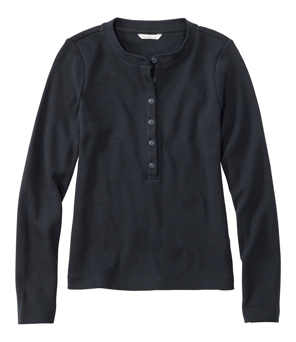 Women's Signature Premium Thermal Tops, Long-Sleeve Henley Shirt | L.L.Bean sale - US 8891