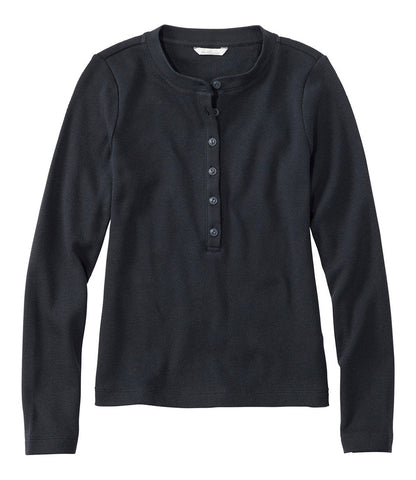 Women's Signature Premium Thermal Tops, Long-Sleeve Henley Shirt | L.L.Bean sale - US 8891