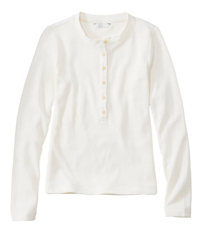 Women's Signature Premium Thermal Tops, Long-Sleeve Henley Shirt | L.L.Bean sale - US 8891