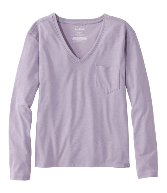 Women's Vista Camp V-Neck Pocket Tee, Long-Sleeve | L.L.Bean discount