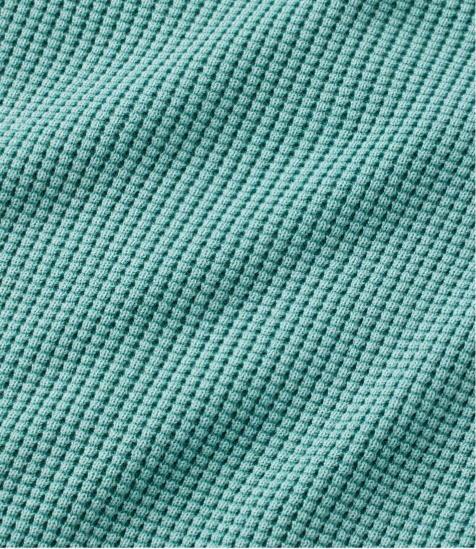 Women's Sunwashed Waffle Sweater, Splitneck | L.L.Bean sale