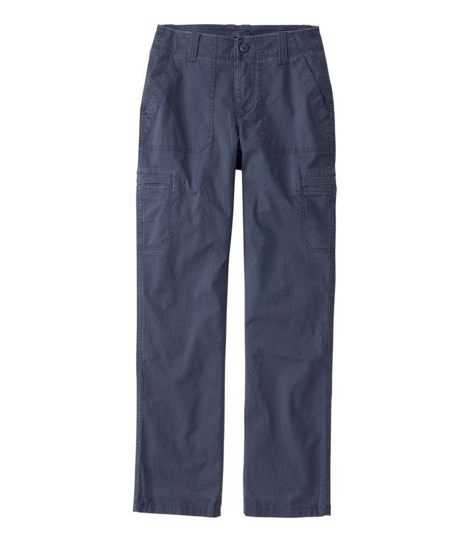 Women's 207 Vintage Cotton Canvas Pants, Mid-Rise Straight-Leg Cargo Lined | L.L.Bean outlet