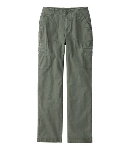 Women's 207 Vintage Cotton Canvas Pants, Mid-Rise Straight-Leg Cargo Lined | L.L.Bean outlet - US 3030