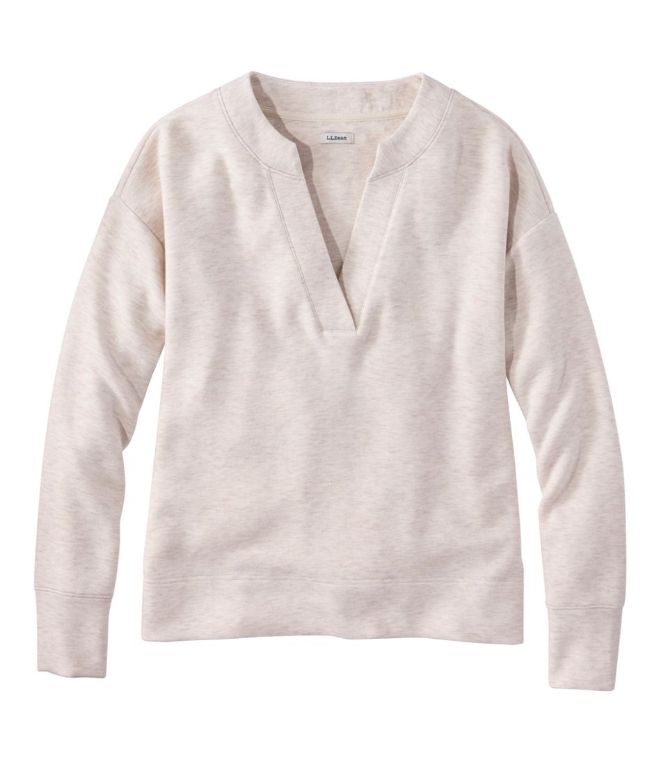 Women's L.L.Bean CloudSoft Splitneck Pullover | L.L.Bean for sale