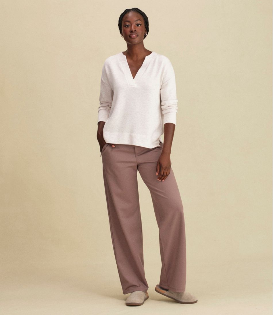 Women's L.L.Bean CloudSoft Splitneck Pullover | L.L.Bean for sale