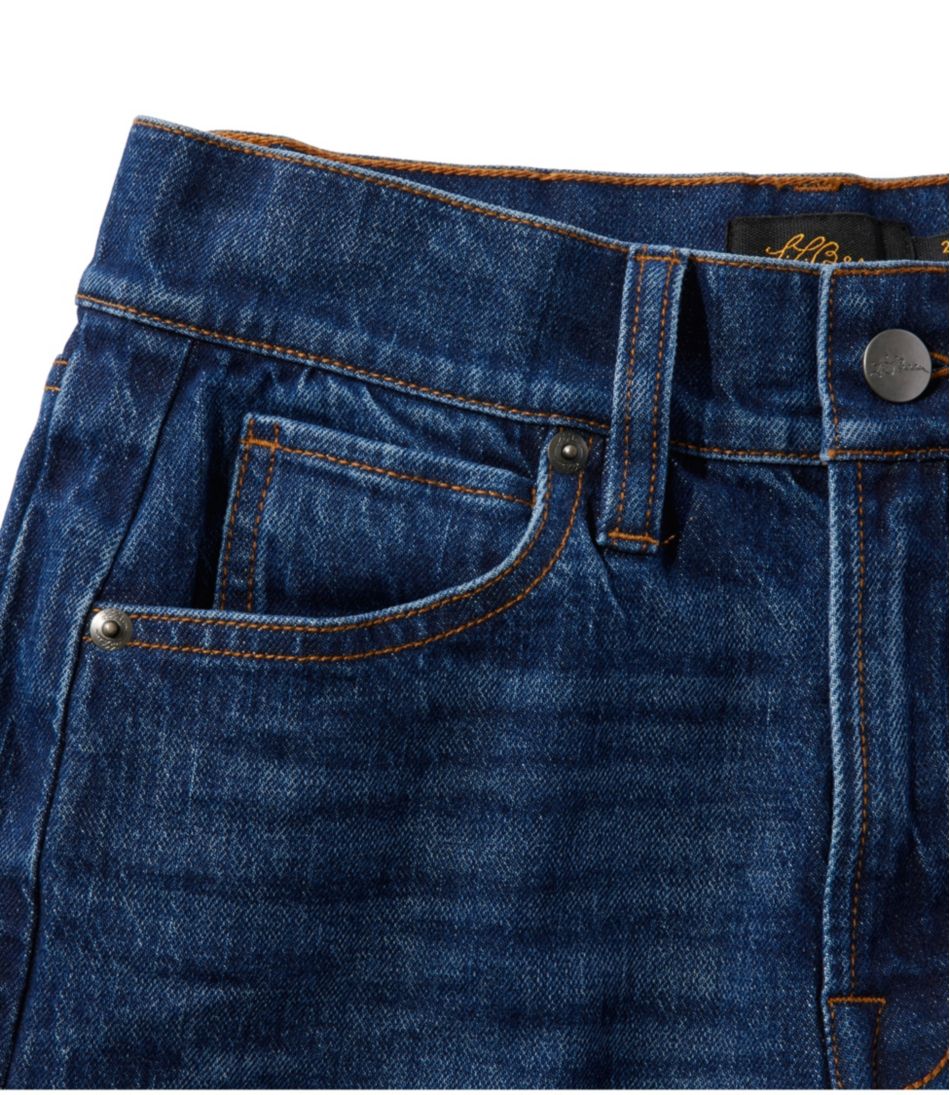 Women's Signature 1912 Premium Jeans, High-Rise Relaxed Wide-Leg | L.L.Bean on sale