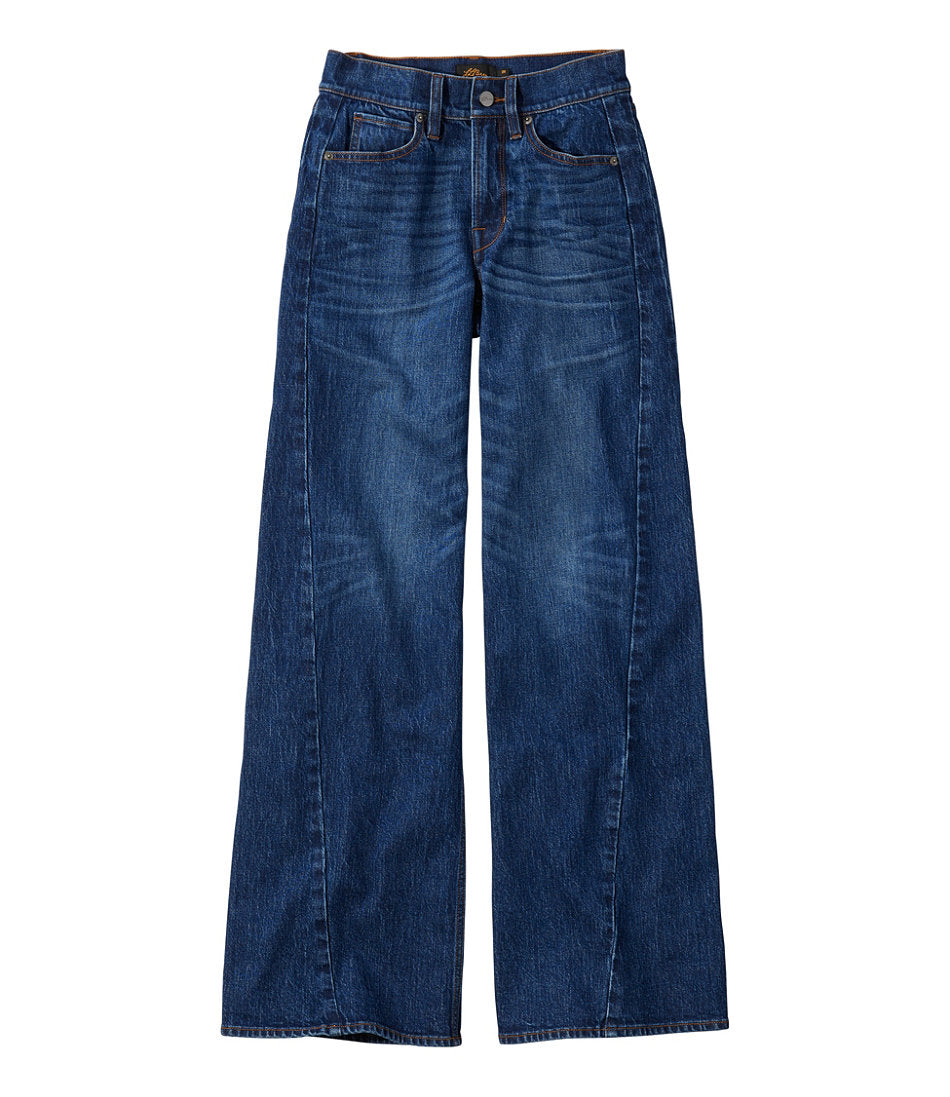 Women's Signature 1912 Premium Jeans, High-Rise Relaxed Wide-Leg | L.L.Bean on sale - US 3478