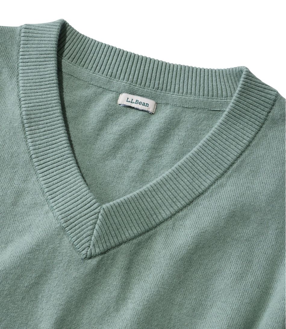 Women's Cotton/Cashmere Sweater, V-Neck | L.L.Bean on sale