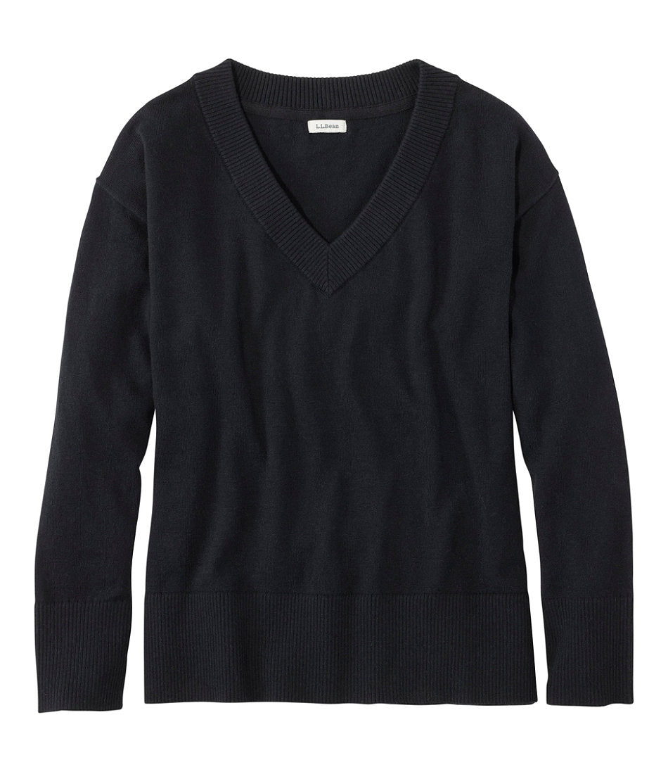Women's Cotton/Cashmere Sweater, V-Neck | L.L.Bean on sale - US 1478