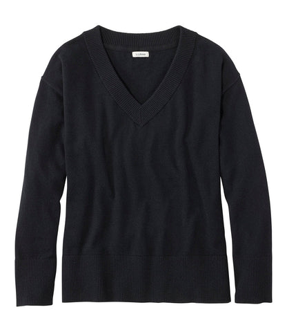 Women's Cotton/Cashmere Sweater, V-Neck | L.L.Bean on sale - US 1478