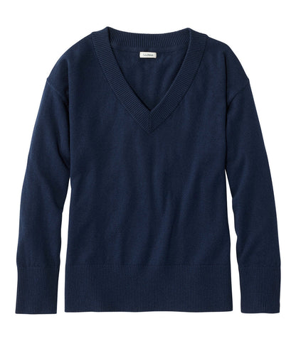 Women's Cotton/Cashmere Sweater, V-Neck | L.L.Bean on sale - US 1478