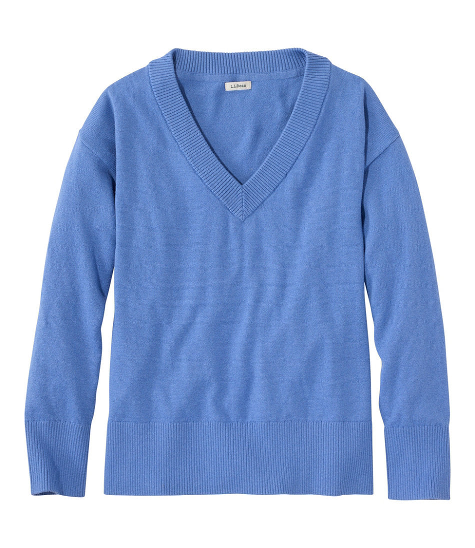 Women's Cotton/Cashmere Sweater, V-Neck | L.L.Bean on sale - US 1478