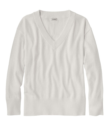 Women's Cotton/Cashmere Sweater, V-Neck | L.L.Bean on sale - US 1478