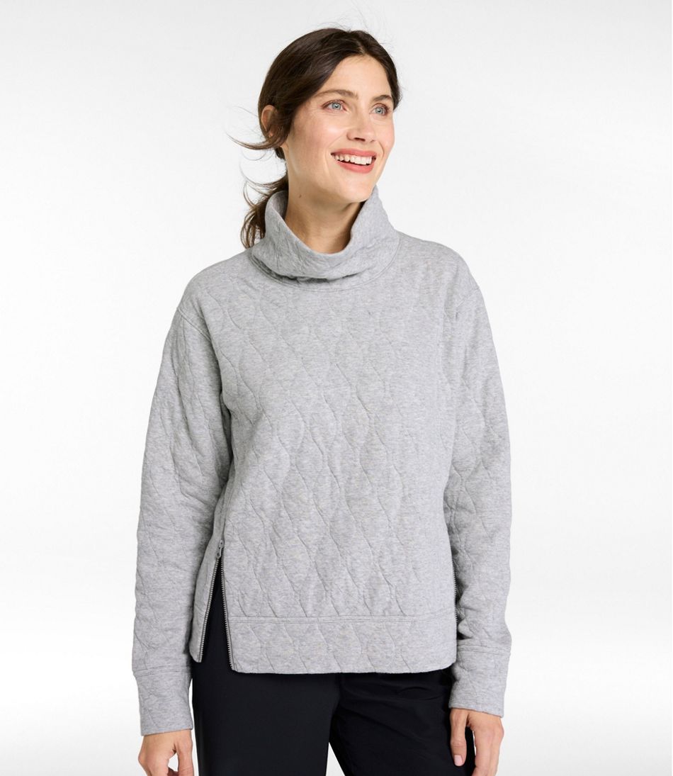 Women's VentureSoft Quilted Funnelneck Pullover | L.L.Bean for sale