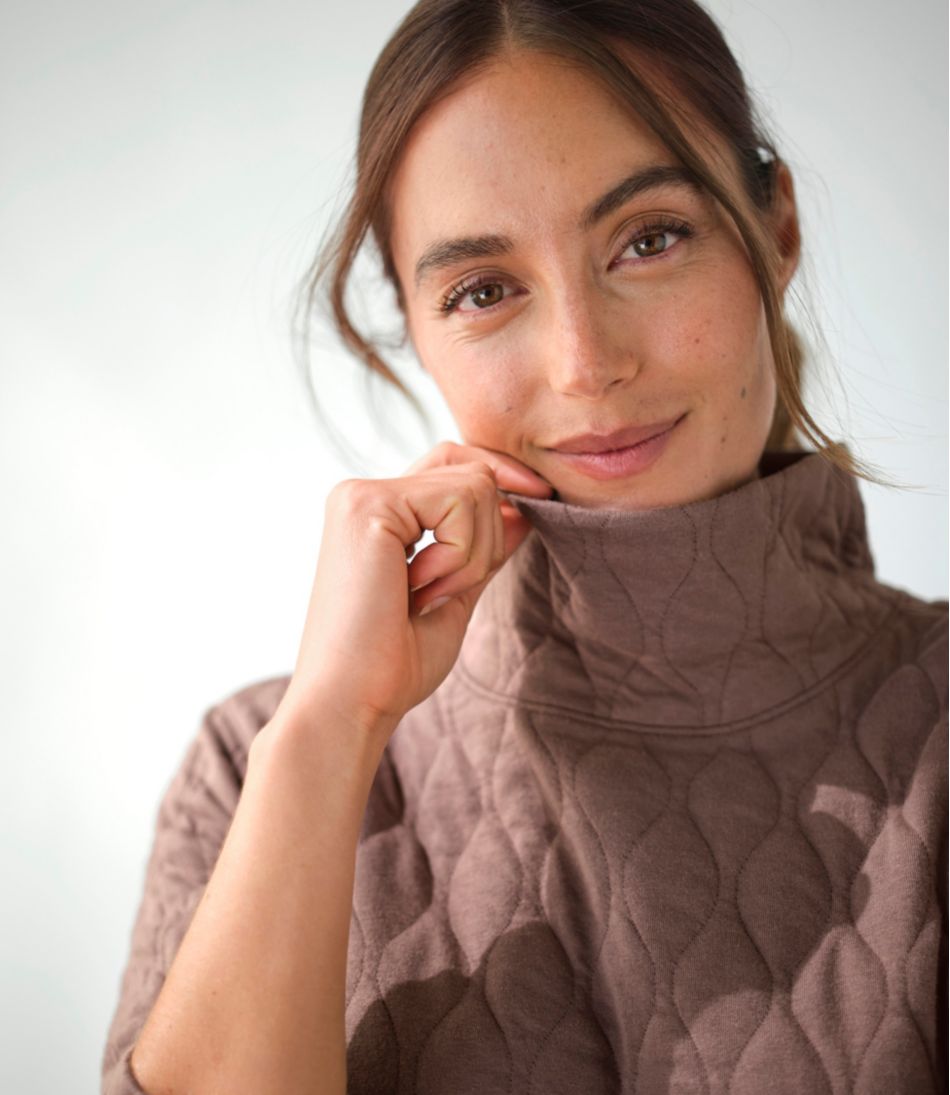 Women's VentureSoft Quilted Funnelneck Pullover | L.L.Bean for sale