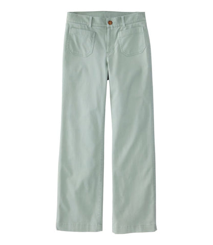 Women's Comfort Stretch Patch Pocket Pants, Mid-Rise Wide Straight-Leg Chino | L.L.Bean near me