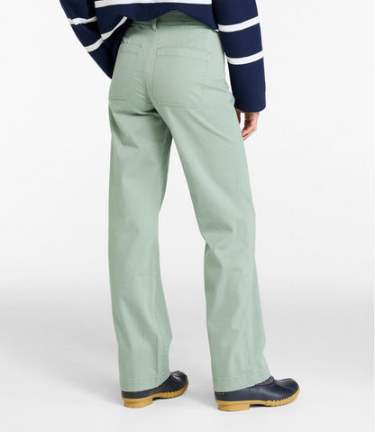 Women's Comfort Stretch Patch Pocket Pants, Mid-Rise Wide Straight-Leg Chino | L.L.Bean near me