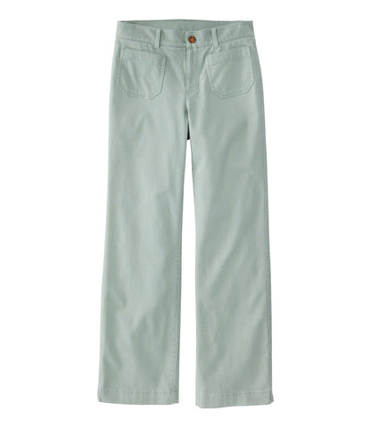 Women's Comfort Stretch Patch Pocket Pants, Mid-Rise Wide Straight-Leg Chino | L.L.Bean near me - US 7016