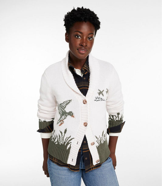 Women's Signature Original Cotton Sweater, Shawl Cardigan Novelty | L.L.Bean discount
