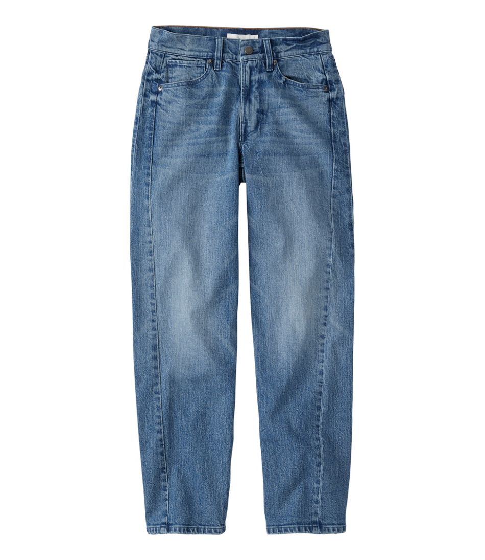 Women's Signature 1912 Premium Jeans, High-Rise Barrel Ankle | L.L.Bean outlet
