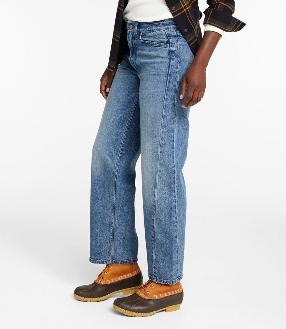 Women's Signature 1912 Premium Jeans, High-Rise Barrel Ankle | L.L.Bean outlet
