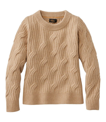 Women's Signature Premium Cashmere Cable Sweater, Crewneck | L.L.Bean near me