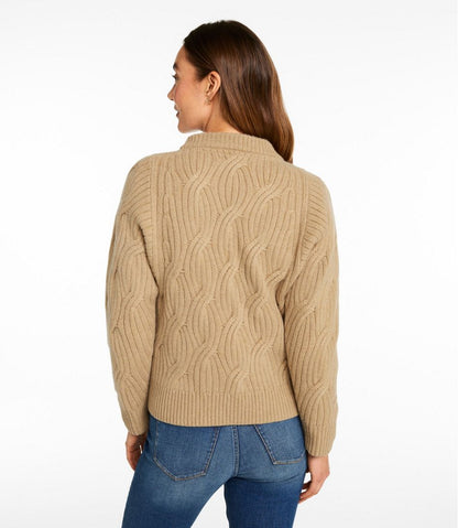 Women's Signature Premium Cashmere Cable Sweater, Crewneck | L.L.Bean near me