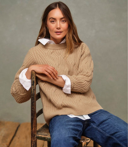 Women's Signature Premium Cashmere Cable Sweater, Crewneck | L.L.Bean near me