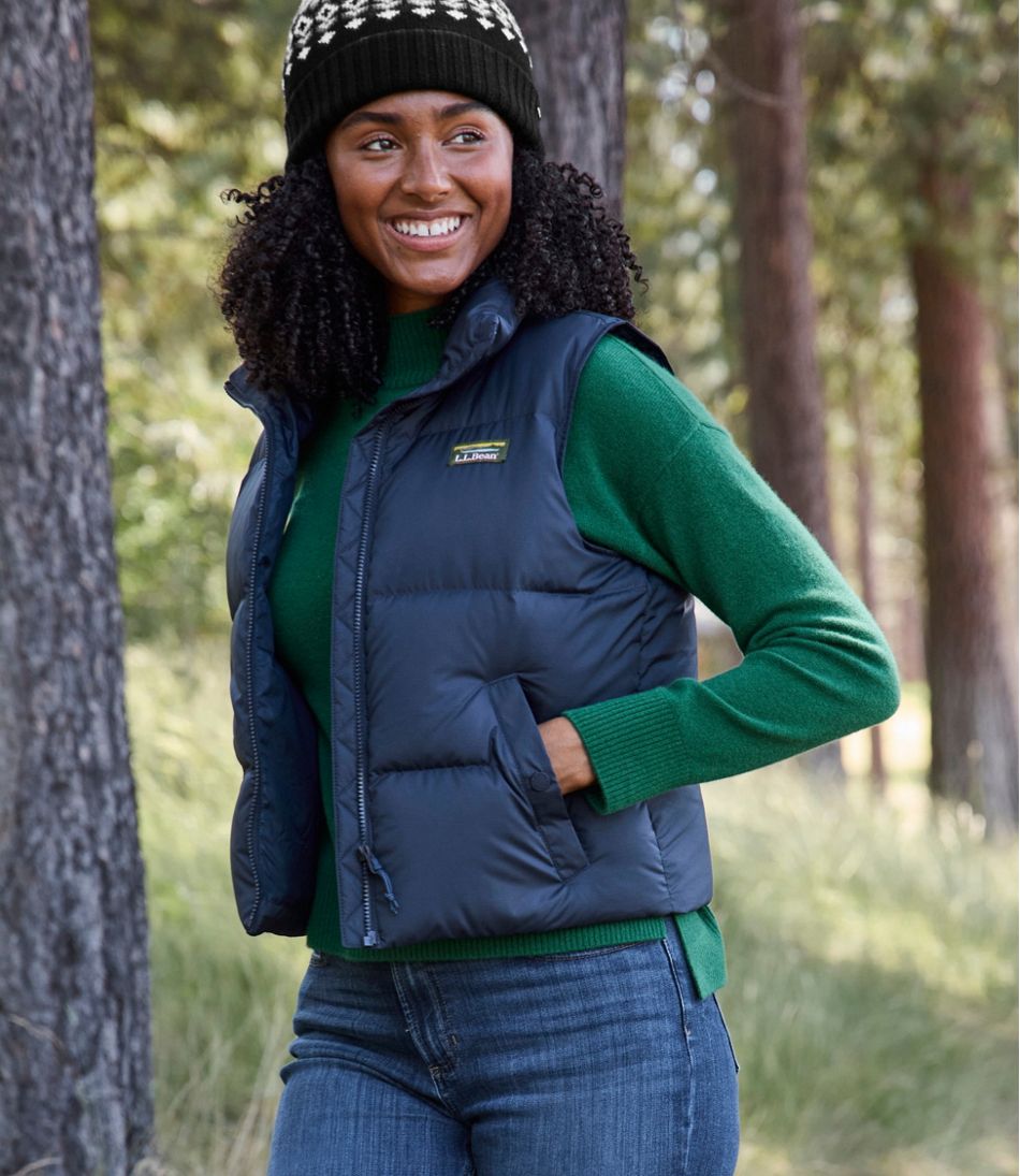 Women's Mountain Classic Down Vest, Cropped | L.L.Bean outlet