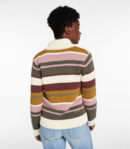Women's Signature Original Cotton Sweater, Shawl Cardigan Stripe | L.L.Bean sale