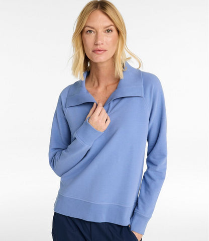 Women's Bean's Cozy Splitneck Pullover Sweatshirt | L.L.Bean for sale