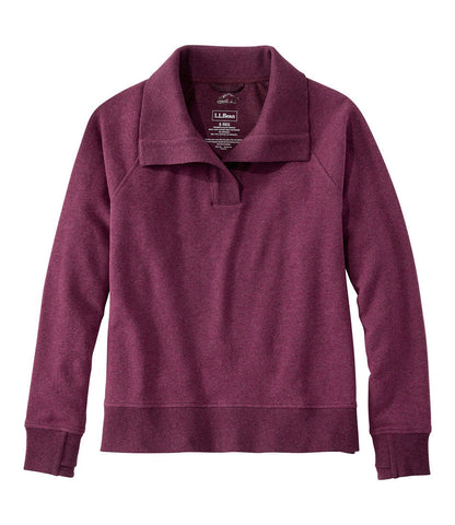 Women's Bean's Cozy Splitneck Pullover Sweatshirt | L.L.Bean for sale - US 4474