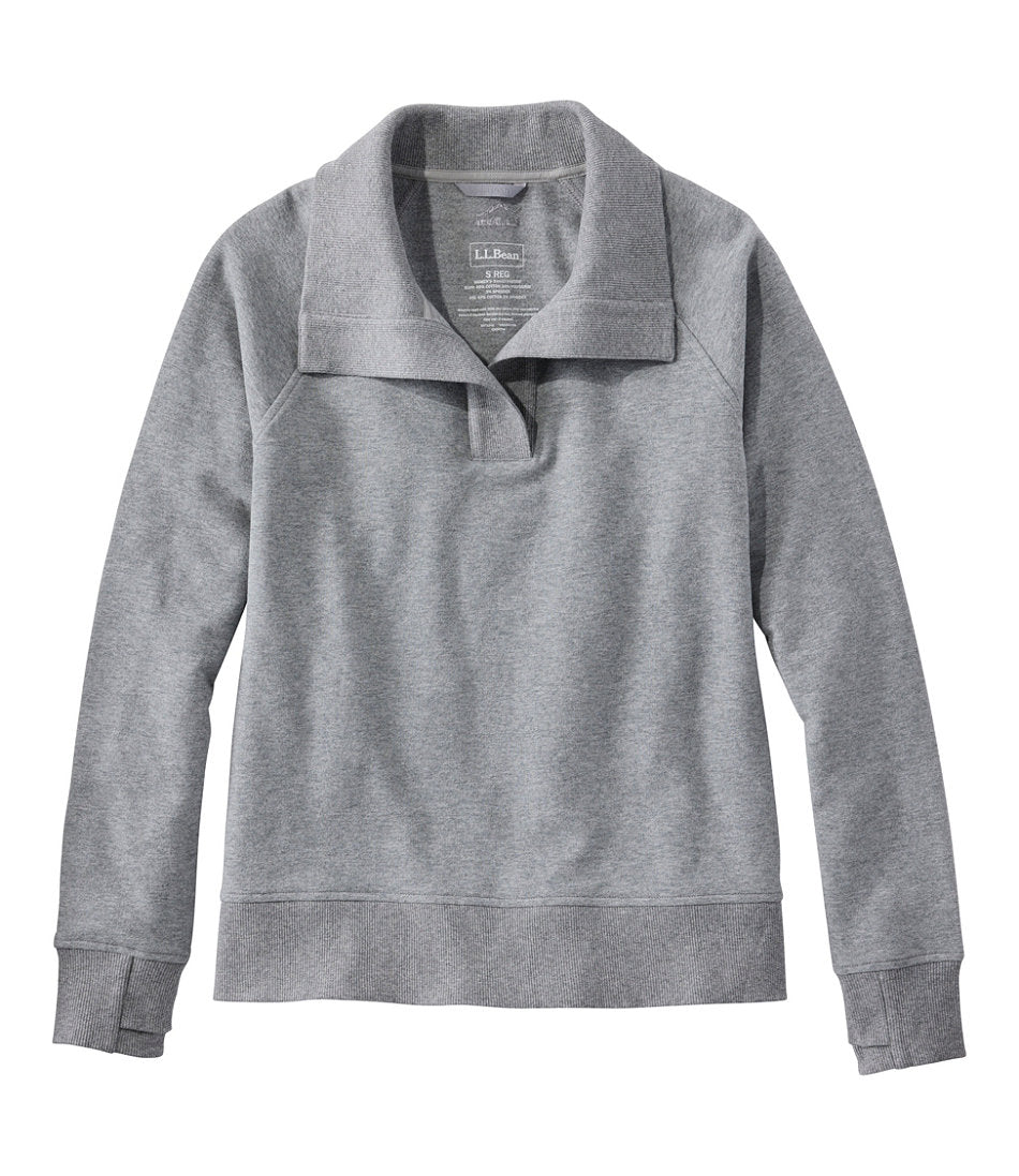 Women's Bean's Cozy Splitneck Pullover Sweatshirt | L.L.Bean for sale - US 4474