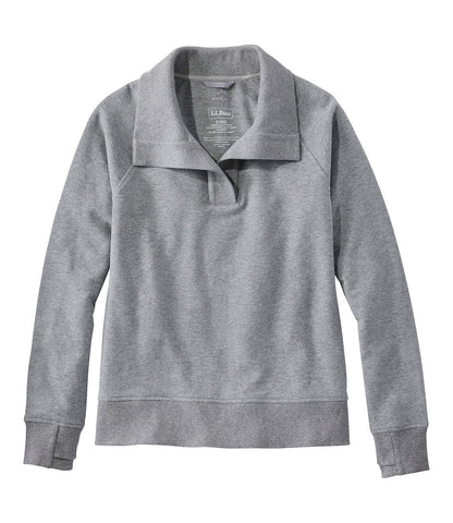 Women's Bean's Cozy Splitneck Pullover Sweatshirt | L.L.Bean for sale - US 4474