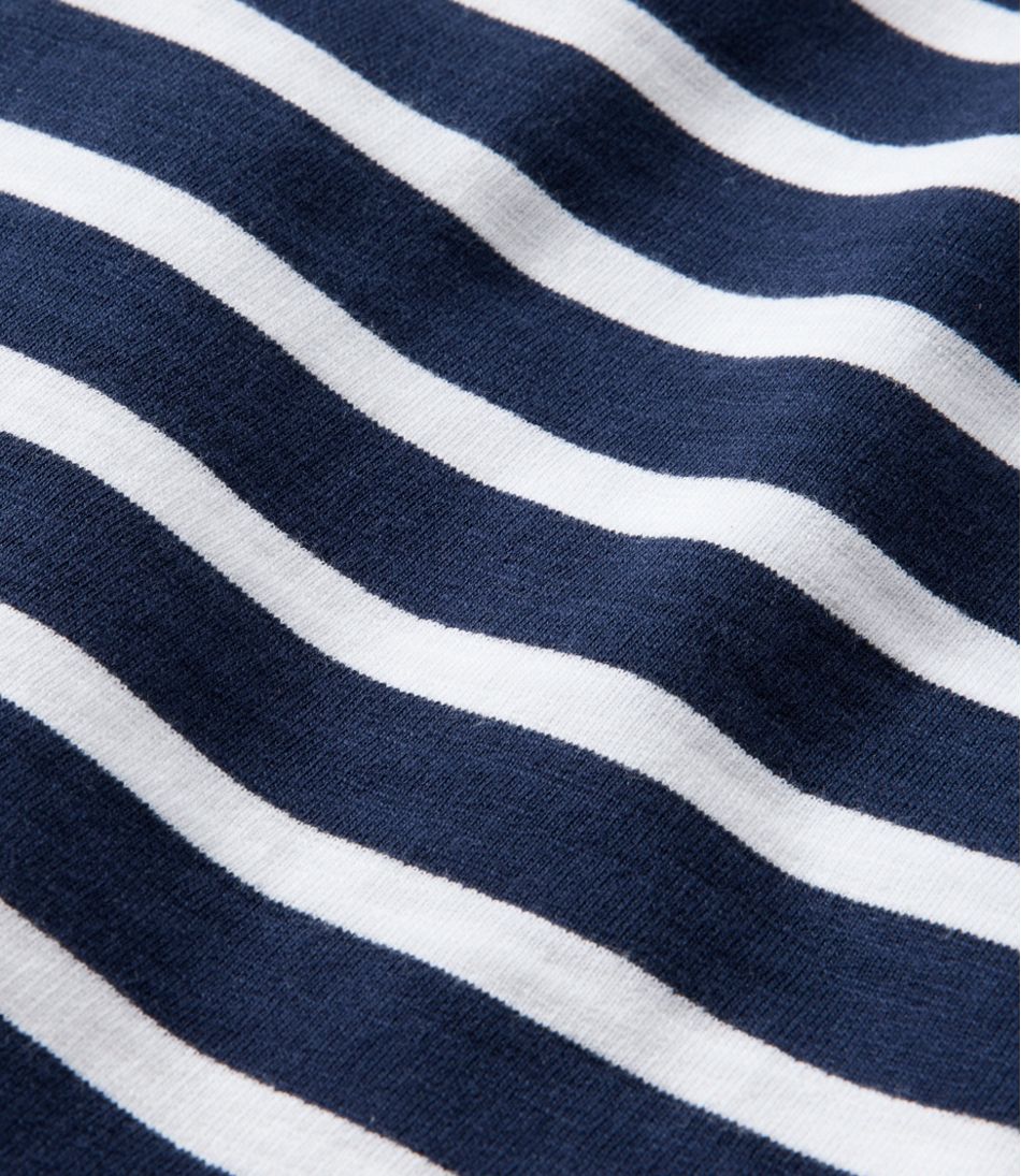 Women's Peaks Island Button Mockneck, Stripe | L.L.Bean near me