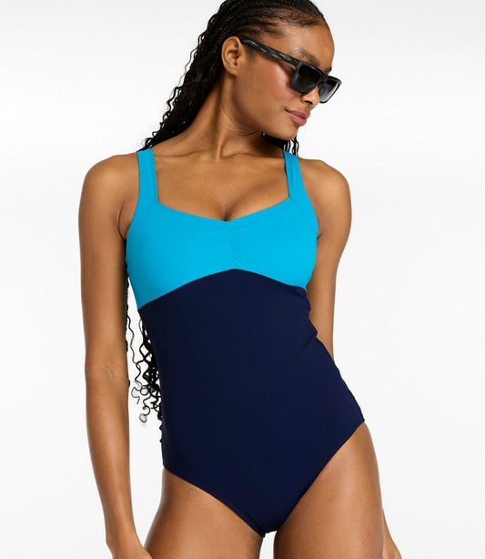 Women's Shaping Sweetheart Tanksuit, Colorblock | L.L.Bean sale