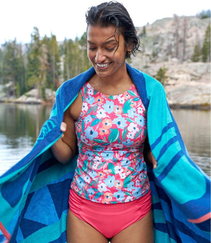 Women's BeanSport Highneck Tankini Top, Print | L.L.Bean outlet