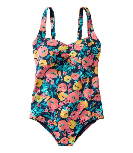 Women's Shaping Swimwear, Sweetheart Tanksuit Print | L.L.Bean online