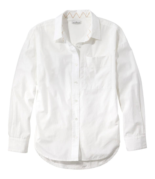 Women's Signature Premium Essential Poplin Shirt, Long-Sleeve | L.L.Bean sale
