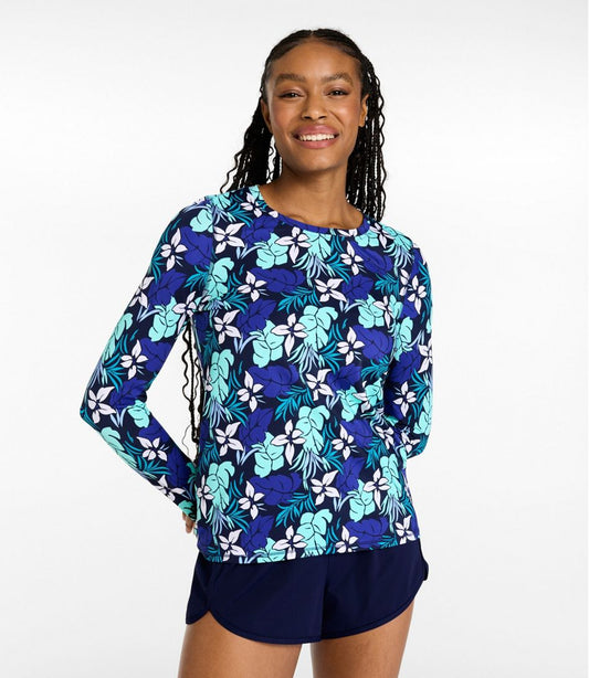 Women's SunSmart UPF 50+ SunShirt, Long-Sleeve Print | L.L.Bean on sale