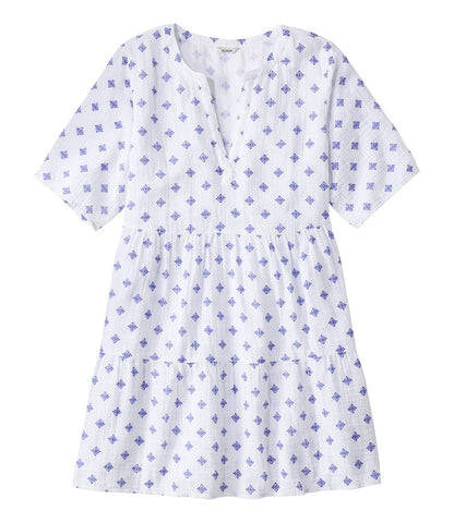 Women's Cloud Gauze Cover-Up, Tiered Dress Print | L.L.Bean online - US 8367