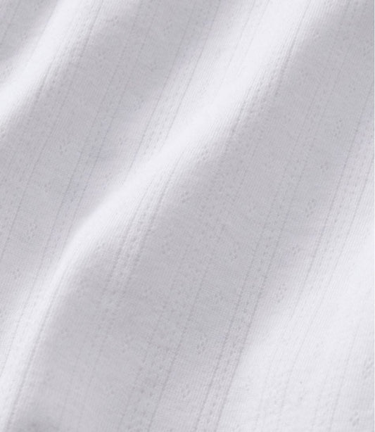 Women's Signature Premium Essential Pointelle Tee, Elbow-Sleeve Scoopneck | L.L.Bean sale
