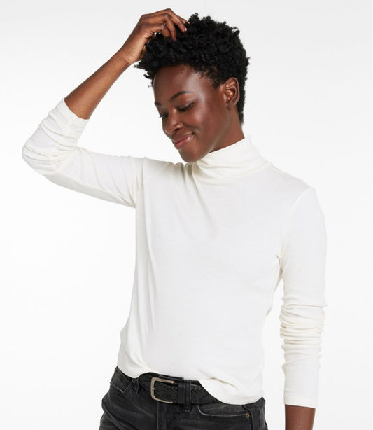Women's Signature Lightweight Cotton Turtleneck | L.L.Bean near me
