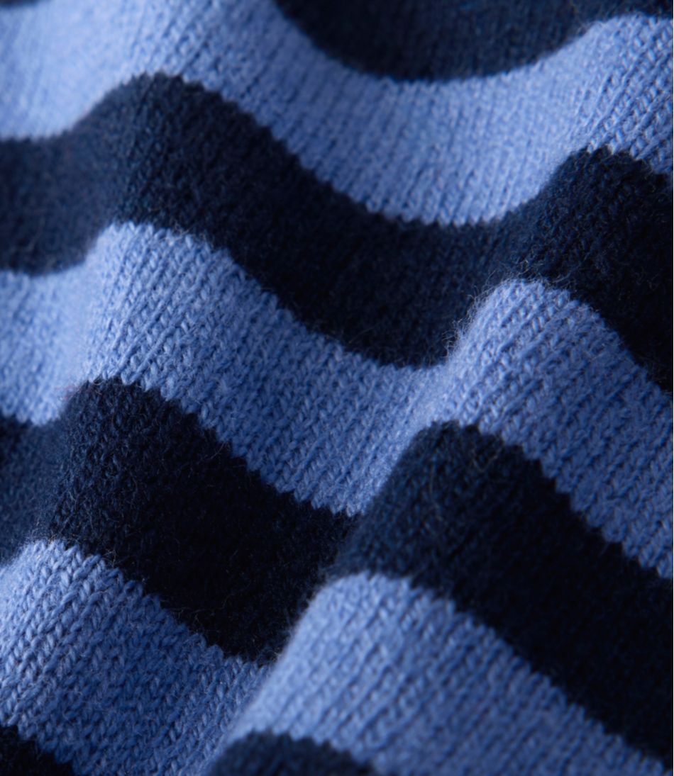 Women's Cotton/Cashmere Knit Triangle Scarf, Striped | L.L.Bean on sale