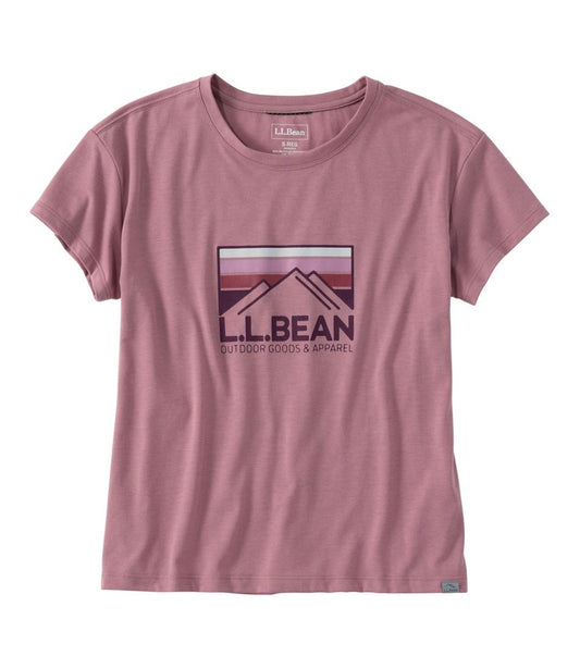 Women's Mountainside Crewneck Tee, Short-Sleeve Graphic | L.L.Bean sale