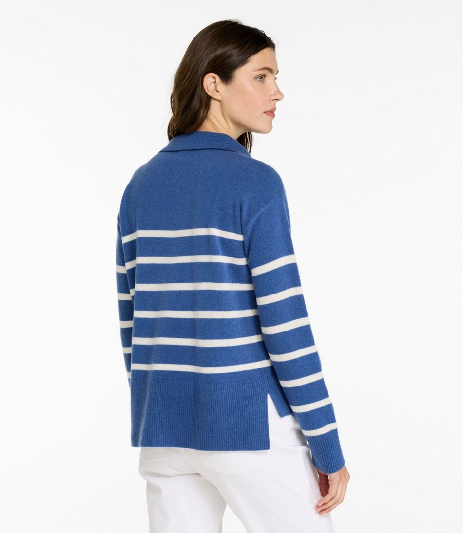 Women's Classic Cashmere Sweater, Relaxed Polo | L.L.Bean online