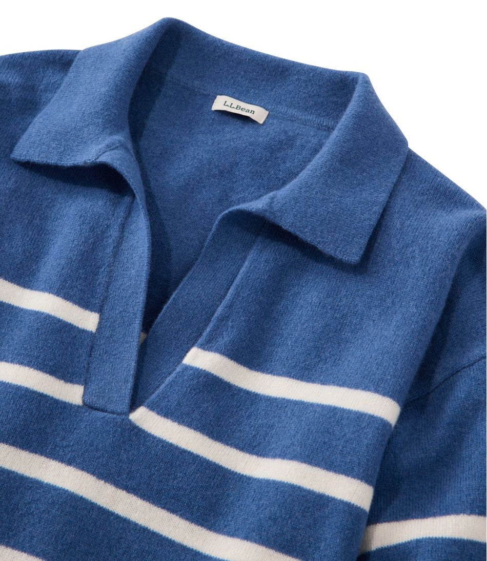 Women's Classic Cashmere Sweater, Relaxed Polo | L.L.Bean online